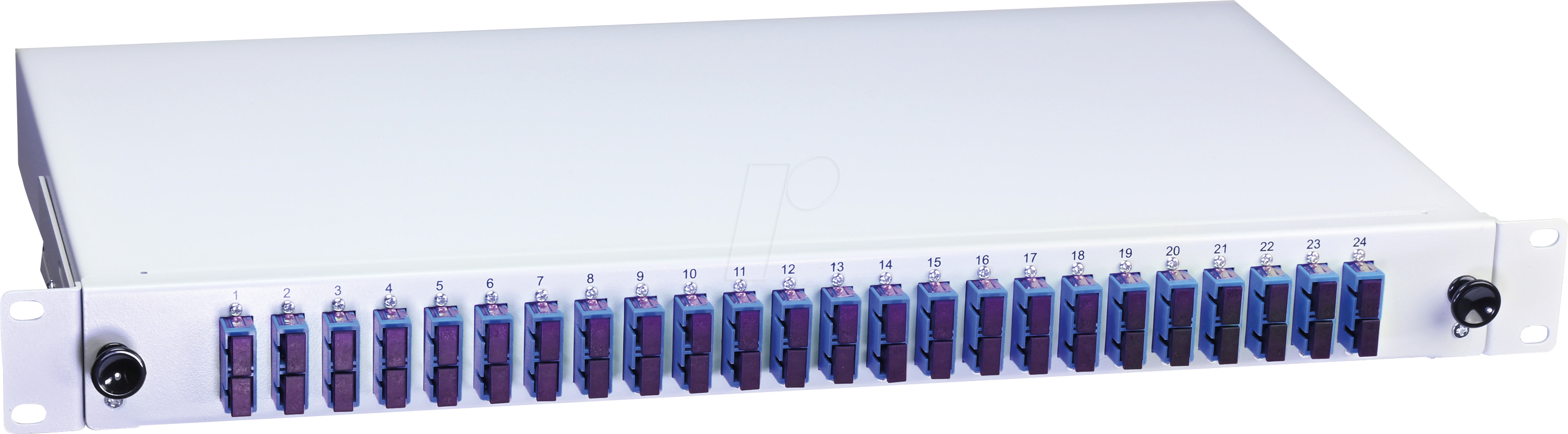 LW 48E09OS2DSC - 19'' LWL Spleißbox, 24x SC Duplex OS2, 1HE