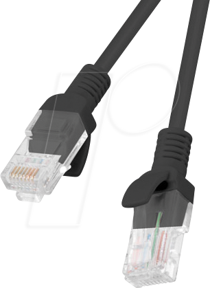 LBG 610CC2000BK - Patchkabel RJ45 Cat.6 UTP 20 m schwarz