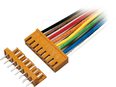 PS 25/2G BR - Platinensteckverbinder gerade, braun, 2-polig