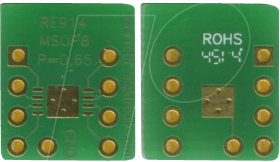 RE 914 - Adapter MSOP8 0,65 mm Pitch RM 2,54 mm