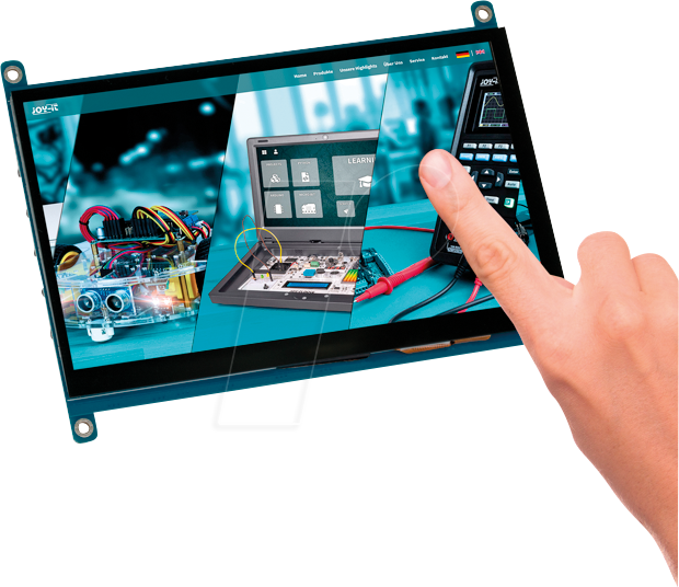 Thumbnail - RPI LCD 7TD IPS - Raspberry - Display LCD-Touch, 7'', IPS