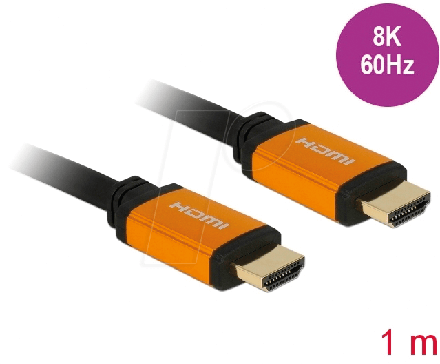 DELOCK 85727 - Ultra High Speed HDMI Kabel 48 Gbps 8K 60 Hz 1,0 m