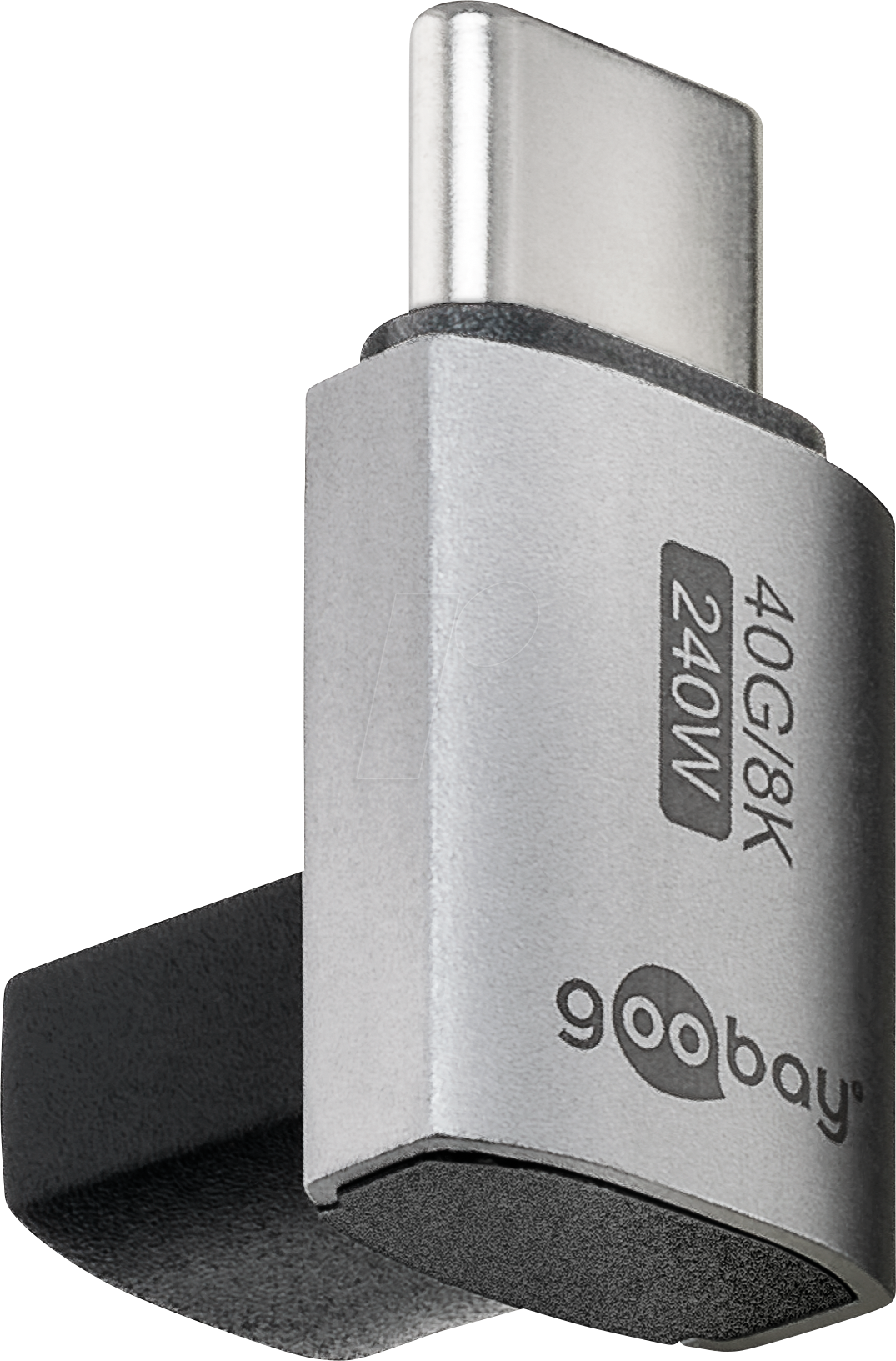 Thumbnail - GOOBAY 74444 - USB 4.0 Adapter, C Stecker auf Buchse, 90° vertikal
