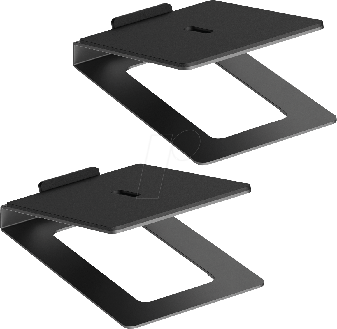 MYW HS33-2L - Lautsprecher Tischständer, 180 x 122 mm, 2er Set