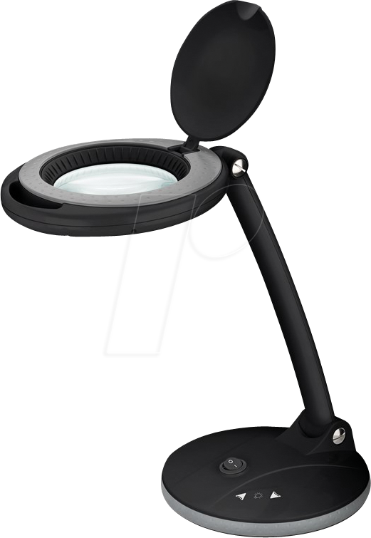GB 65576 - Lupenleuchte, LED, Ø 100 mm, 3 Dioptrien, schwarz