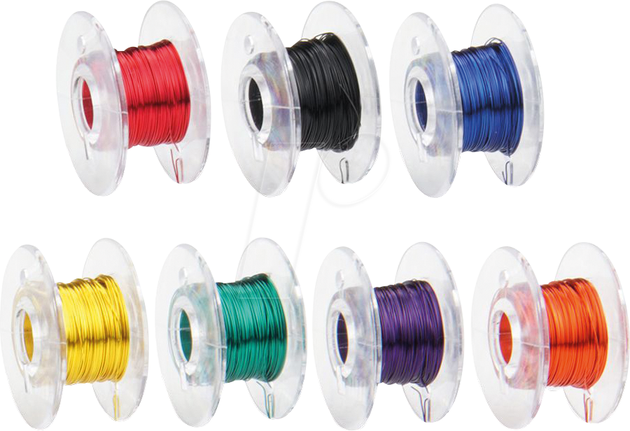 Thumbnail - DON LD15-MIX - Cu Lackdraht Set, Ø 0,15mm, 7x10m