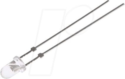 WUE 151034YS0300 - LED, 3 mm, bedrahtet, gelb, 2600 mcd, 30°