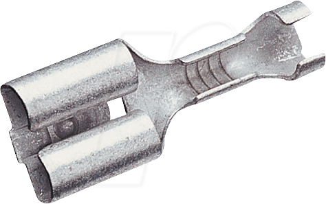 FSH-M1 6,35 - Flachsteckhülse, nicht isoliert, Breite: 6,35mm