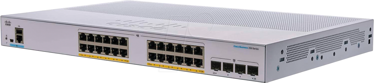 CISCO C25024P4X - Switch, 28-Port, Gigabit Ethernet, SFP+, PoE+