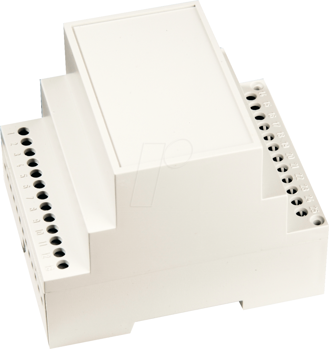 HUT 4-C - Leergehäuse, 71 x 71 x 90 mm, 4 TE