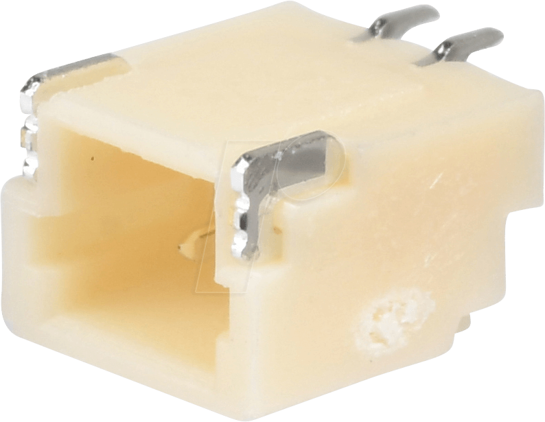 JST SR2P ST90 - JST - Stiftleiste, RM 1 mm, 1x2 polig, gew.