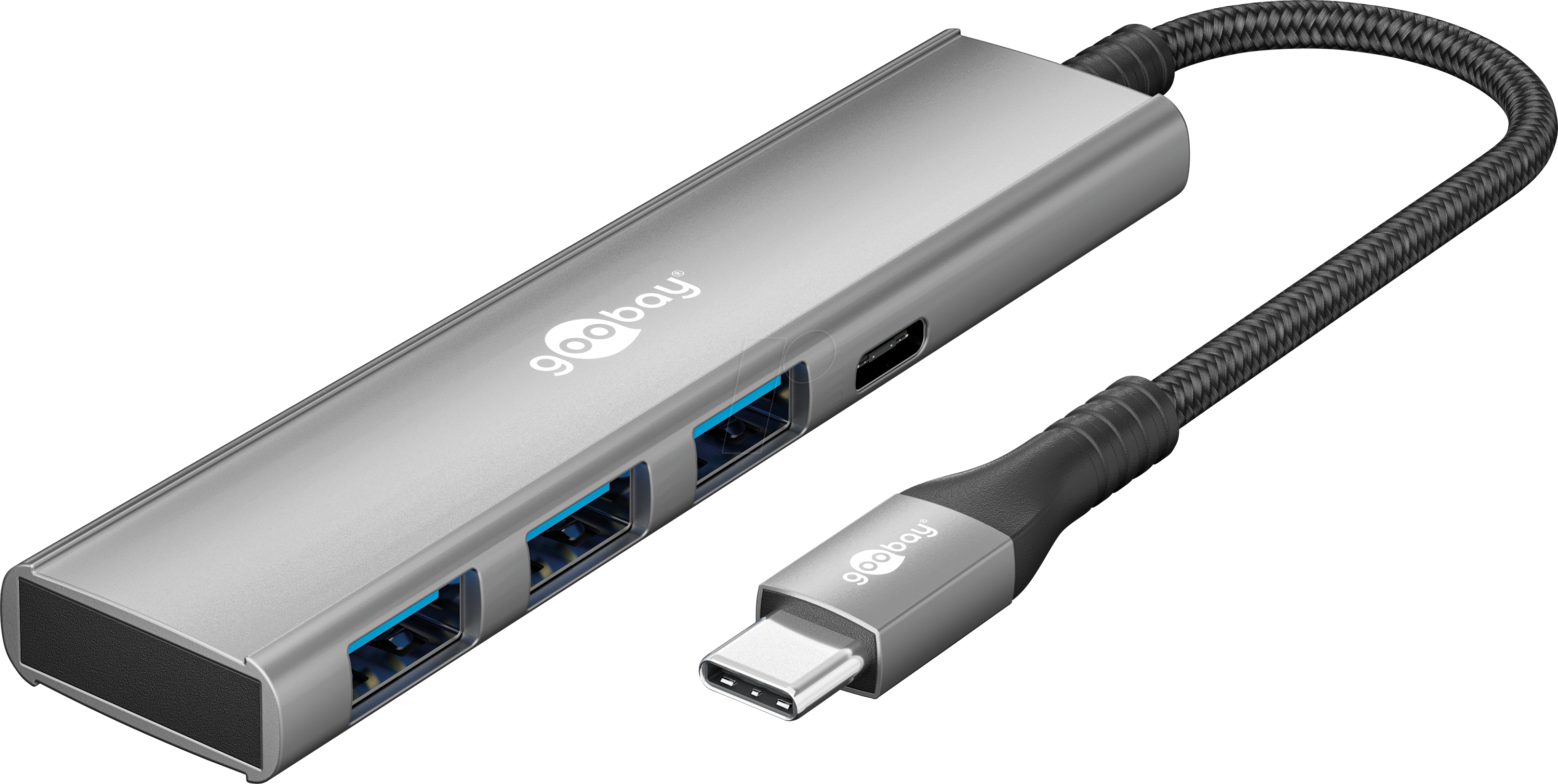 GOOBAY 76562 - USB 5 Gb/s, 4 Port USB-C Hub, 3x USB-A, 1x USB-C