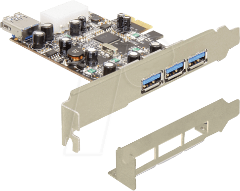 DELOCK 89281 - Delock PCI Express Card >3x ext.-1x int. USB 3.0