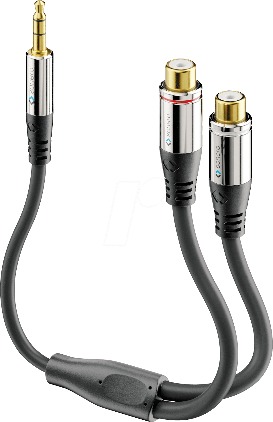 SON ACA003 - 3,5mm auf 2x Cinch Audio Adapter Kabel 0,2 m