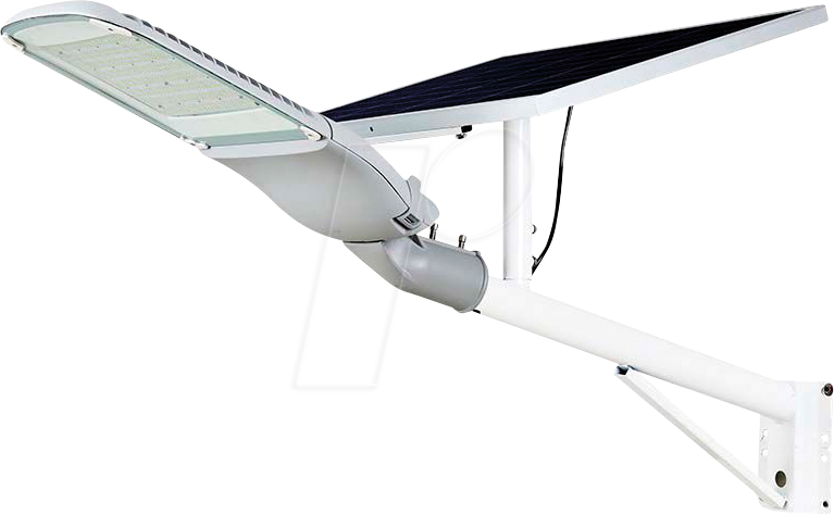 VT-20341 - Solar Straßenleuchte, 50 W, 3000 lm, 6000 K, IP65