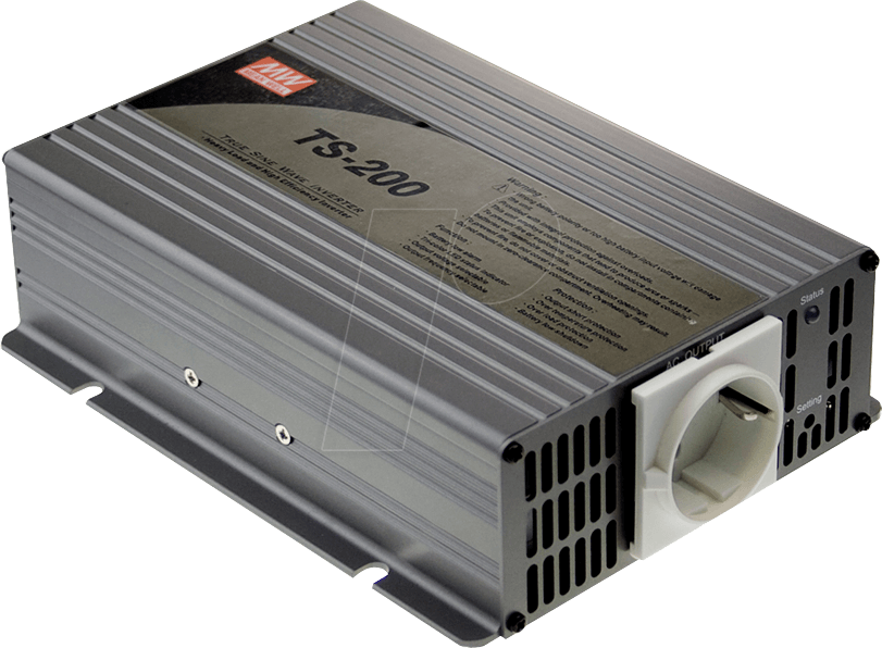 TS-200-212B - Wechselrichter, Sinus, 200 W, Schutzkontakt