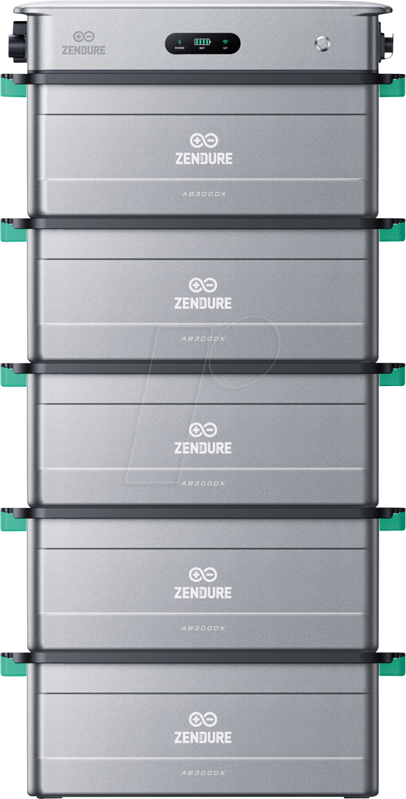 ZEN SF2400AC X5 - Zendure SolarFlow 2400 AC + 5 x AB3000X, 14400 Wh