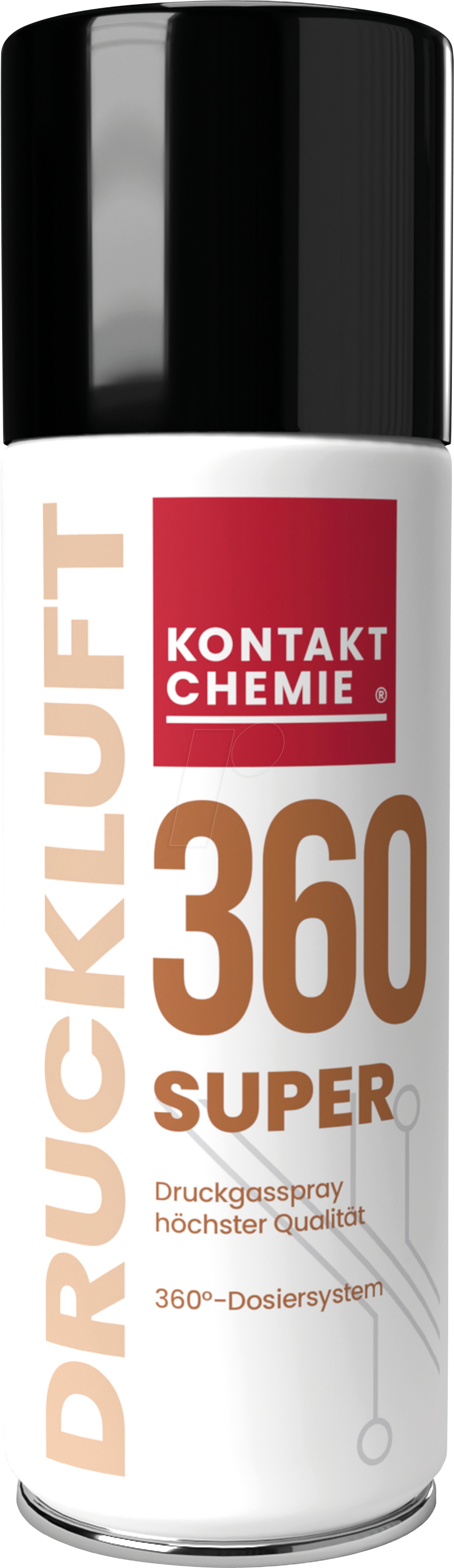 KONTAKT 33187-DE - Druckluftspray, Druckluft 360 Super, 200 ml, EX-geschützt