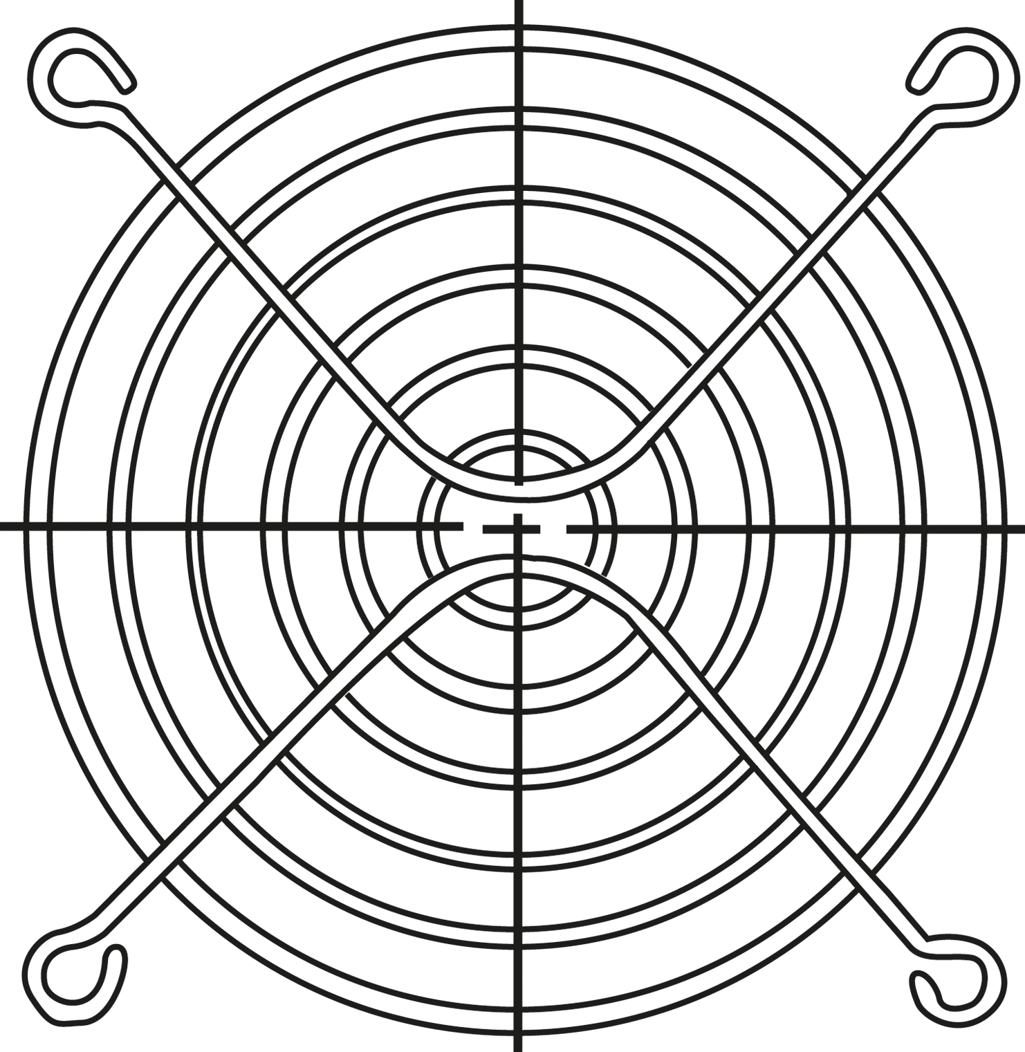 SUN LFTG201F - Schutzgitter, 120x120xmm