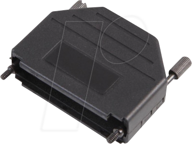 MHDPPK25-K - D-Sub Kappe, 25-polig, gerade, schwarz, Größe B