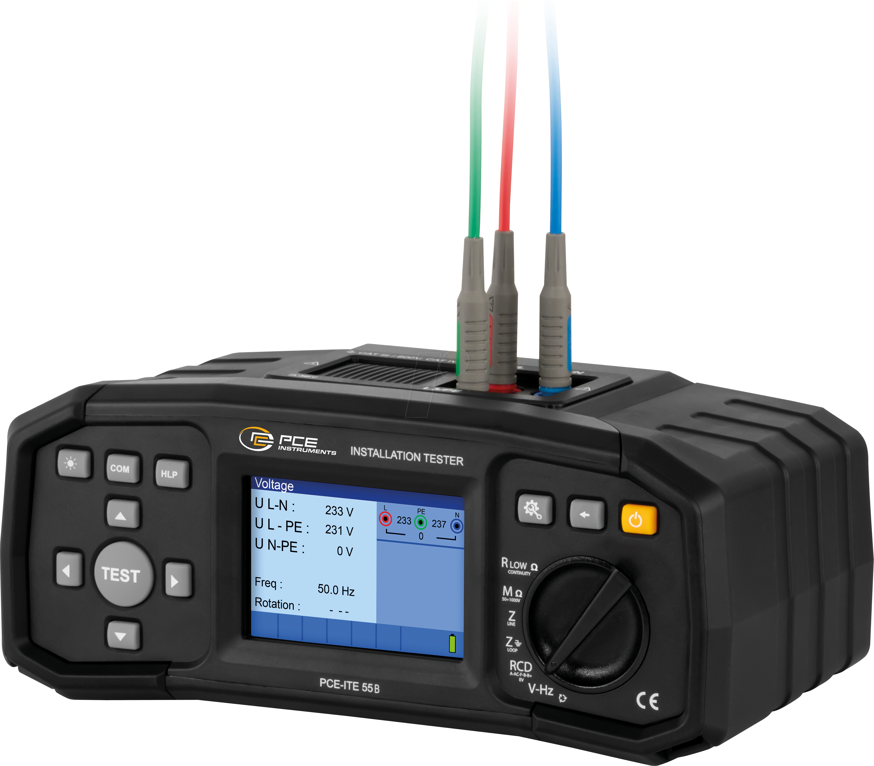 PCE ITE 55B - Installationstester PCE-ITE 55B