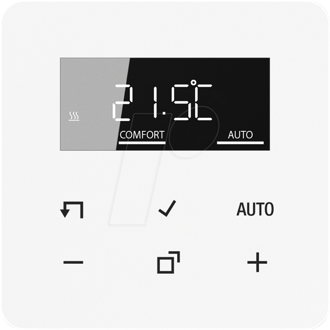 JG BTCD1791WW - Bluetooth Raumthermostat, alpinweiß