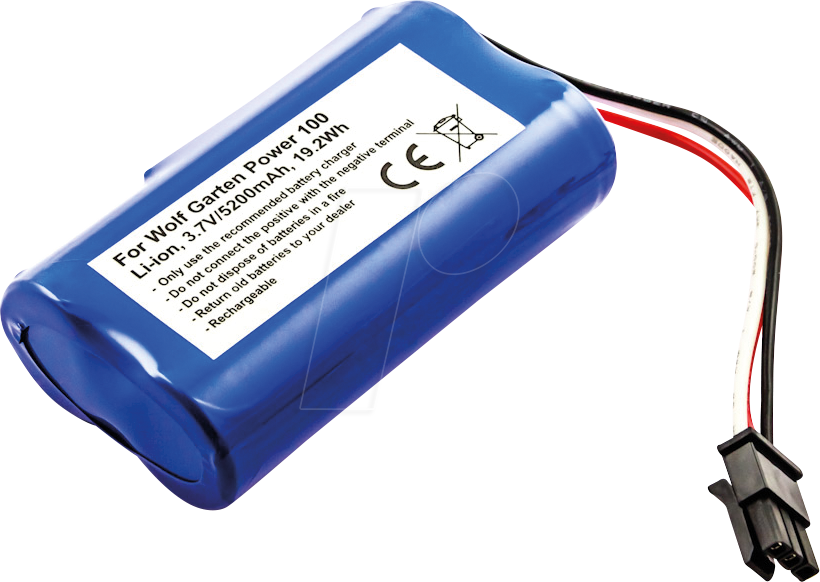 AKKU 31225 - Ersatzakku, Wolf Garten Power 100, Li-Ion, 5200 mAh