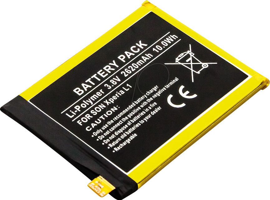 AKKU 13383 - Smartphone-Akku für Sony-Geräte, Li-Po, 2620 mAh