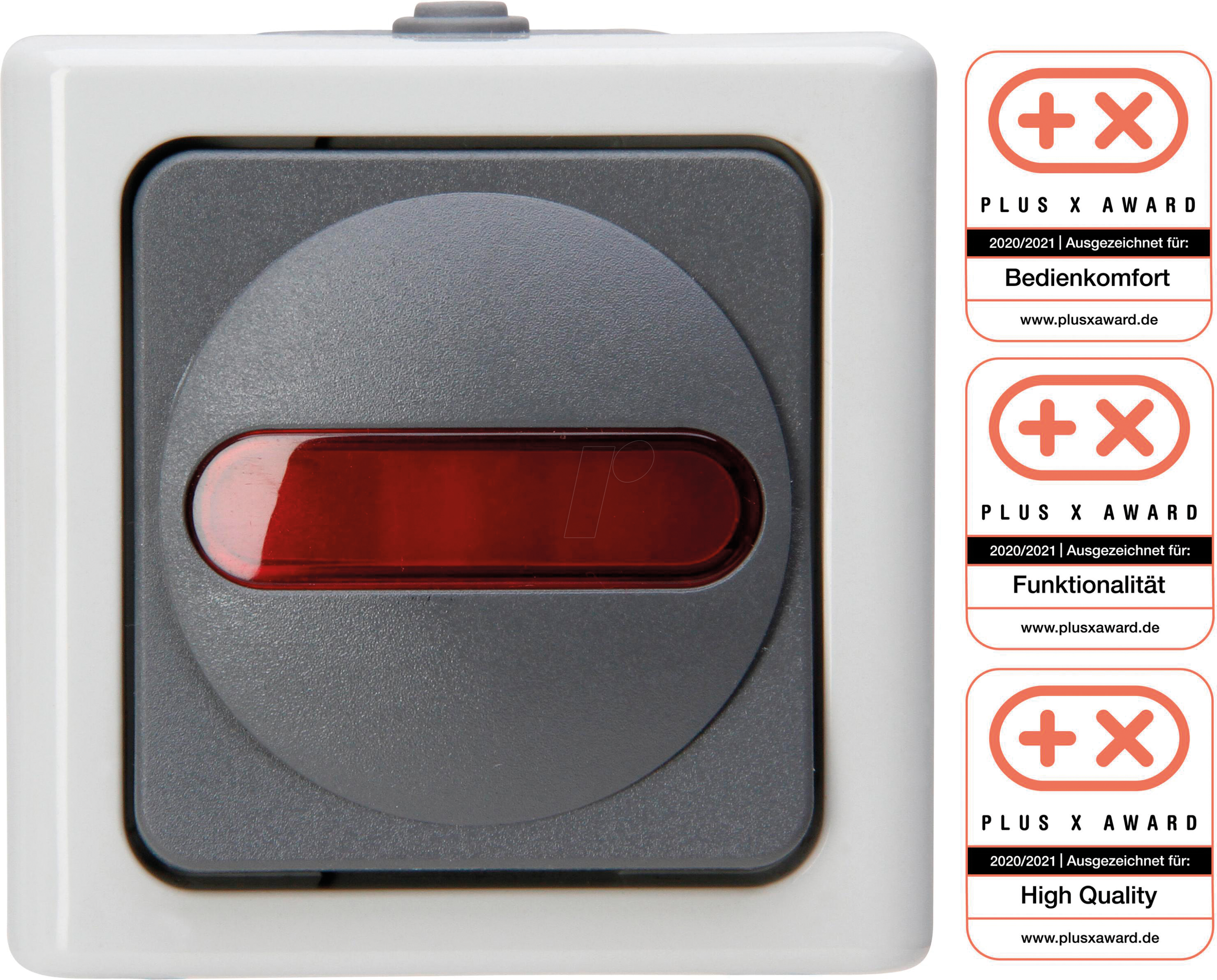 EL BE 561656007 - BLUE ELECTRIC - Kontrollschalter, grau