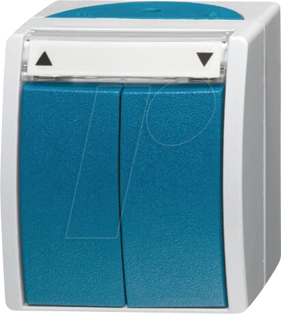 BJ 2601-4 W-53 - Jalousieschalter Wippschalter, 1-polig