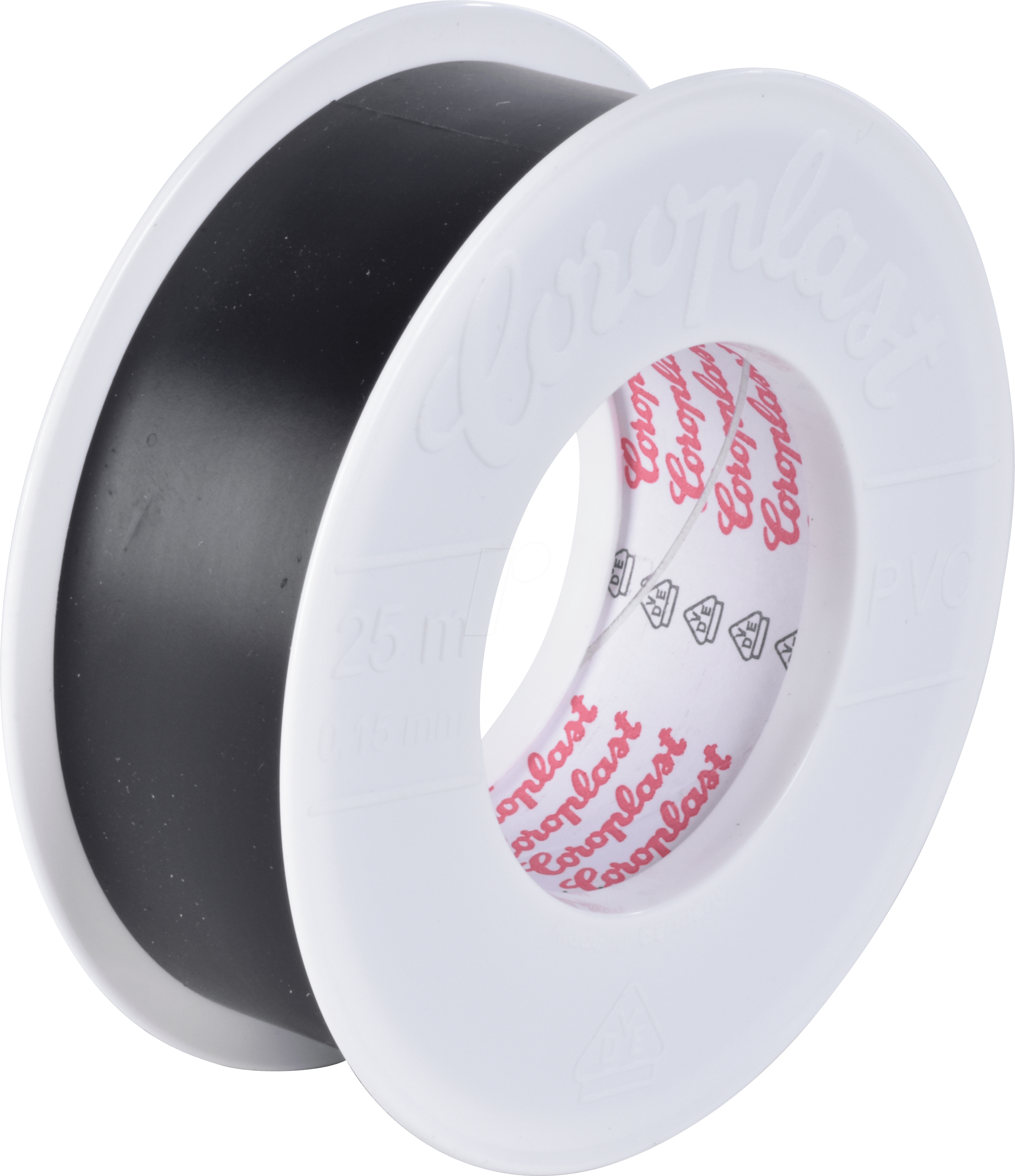 CORO 1866 - VDE Elektroisolierband, 25 m, 30 mm, schwarz
