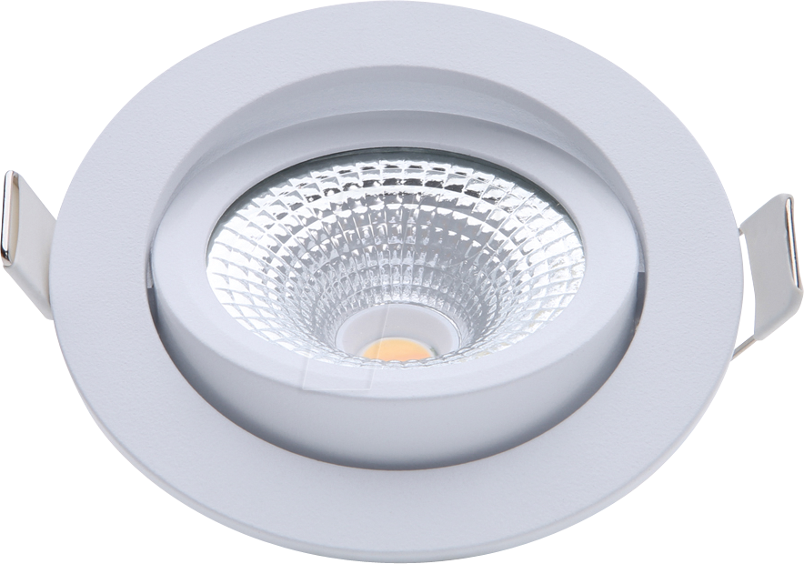 ECO-DIM 10022 - LED Einbaustrahler, dimmbar, 5 W, 450 lm, 2000-3000 K, weiß