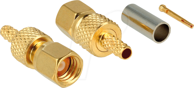 DELOCK 65858 - SMC Stecker, RG-179 / RG-187