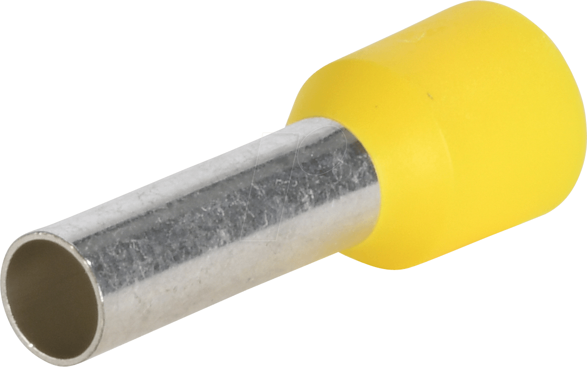 VT AEHI 6,0-100 - 100er Pack Aderendhülsen-isoliert 6,0mm²