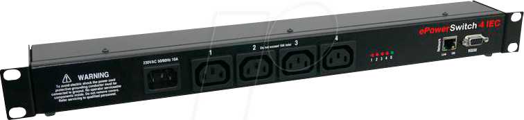 NEOL EPS-4IEC - PDU, 4x IEC C13