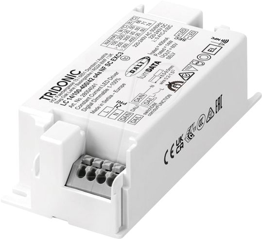 TRDO 28004041 - LED-Netzteil, 14 W, 7,5 - 42 V, 0,1 - 0,4 A, DALI 2, CC