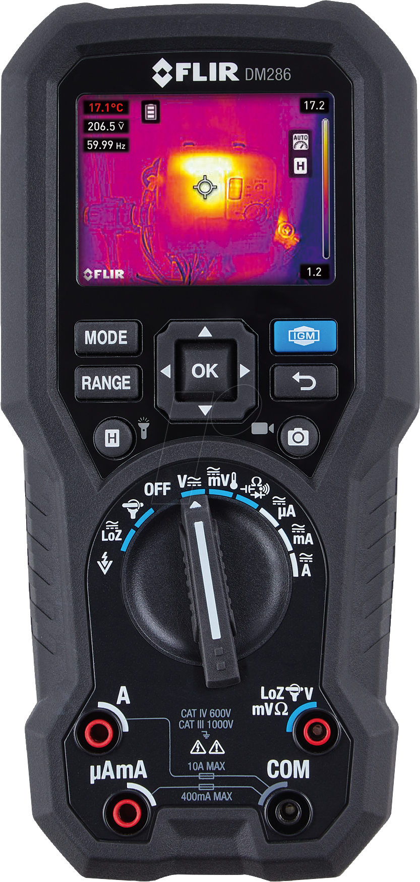 FLIR DM286 - Multimeter mit Wärmebildkamera DM286, digital, 6000 Counts