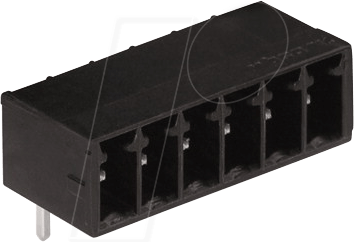 WAGO 714-166 - Stiftleiste, RM 3,5 mm, 6-pol, gewinkelt