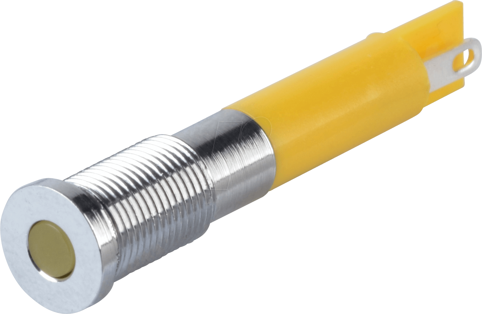 Thumbnail - APM Q6F1C Y12E - LED-Signalleuchte, gelb, 12 V, Ø 6 mm, bündig, FASTON