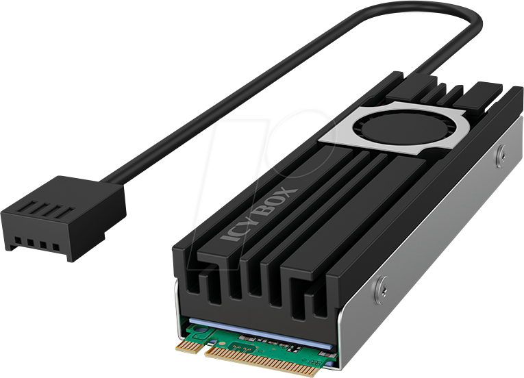 ICY IB-M2HSF-703 - M.2 SSD-Kühler mit Lüfter