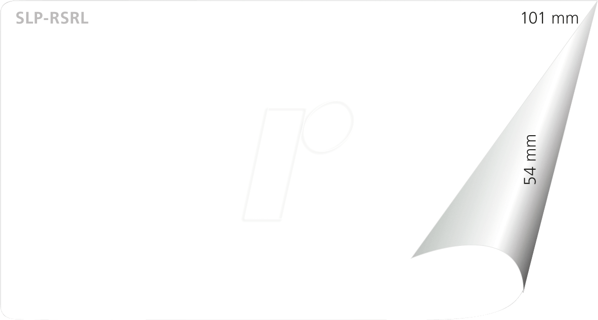 SEIKO SLP-RSRL - Versandetikett, 54 mm x 101 mm, weiß