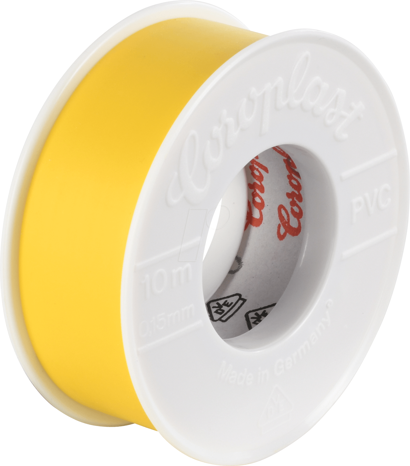 CORO 1711 - Elektroisolierband 302 KB12, 10 m, 25 mm, gelb