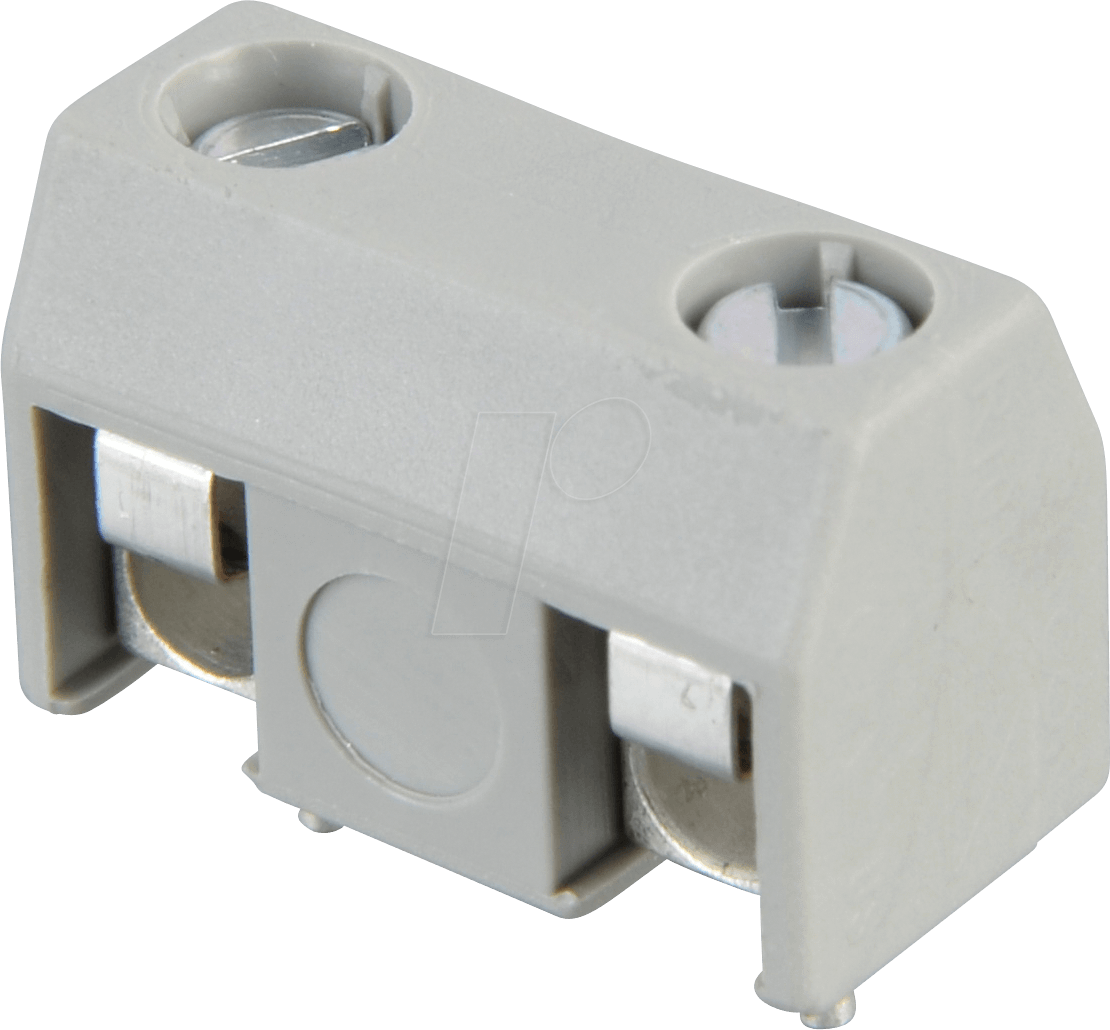 AKL 067-02 - Netzanschlussklemme, 2-pol, Ø 2,5 mm, RM 10,0