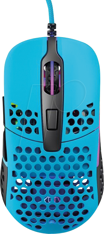 CHERRY M42RGBBL - Gaming-Maus (Mouse), USB, XTRFY M42, blau