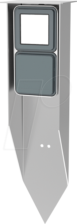 JEHOKA 48249025 - Steckdosenspieß B 4.2, 1 Leuchte, 1 Steckdosen