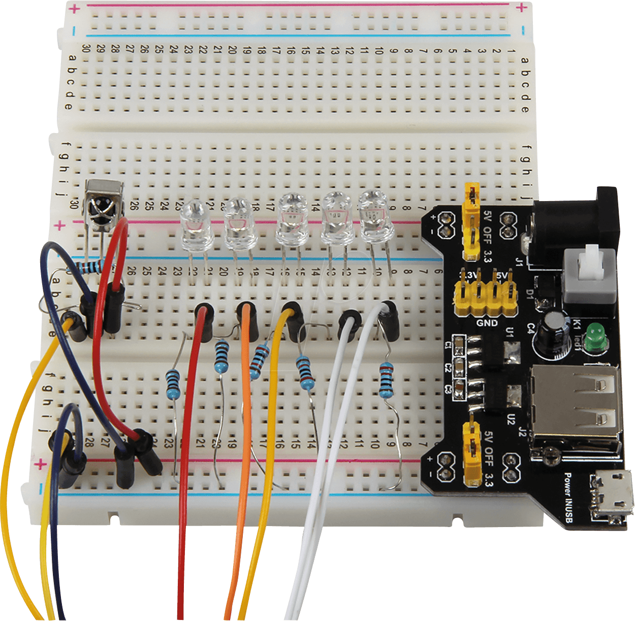 DEBO BREAD POWER - Entwicklerboards - Spannungsversorgung f. Steckboards