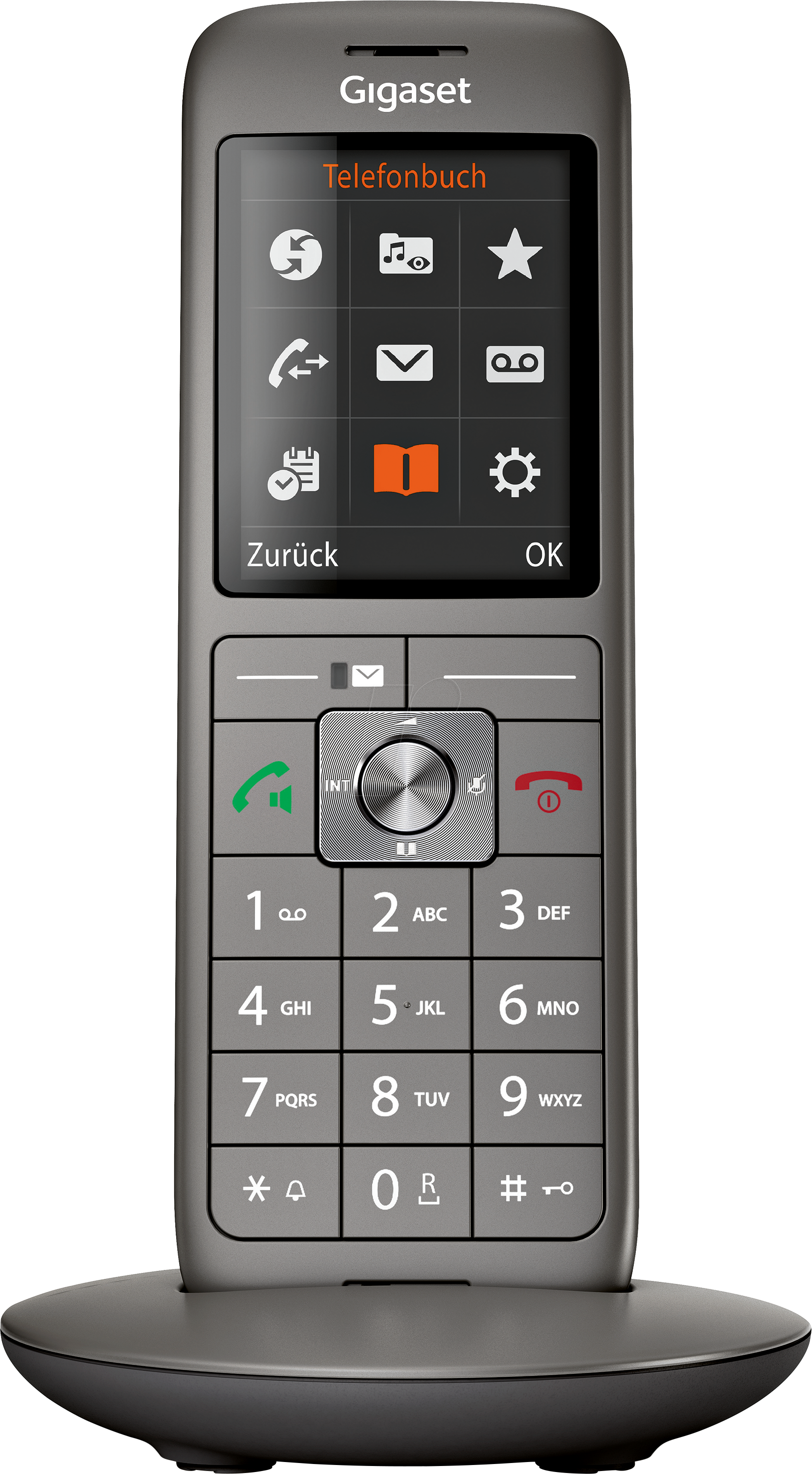 GIGASET CL660HX - DECT Telefon, 1 Mobilteil mit Ladeschale, schwarz