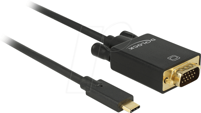 DELOCK 85262 - USB C Stecker auf VGA Stecker, DP Alt Mode, 2 m