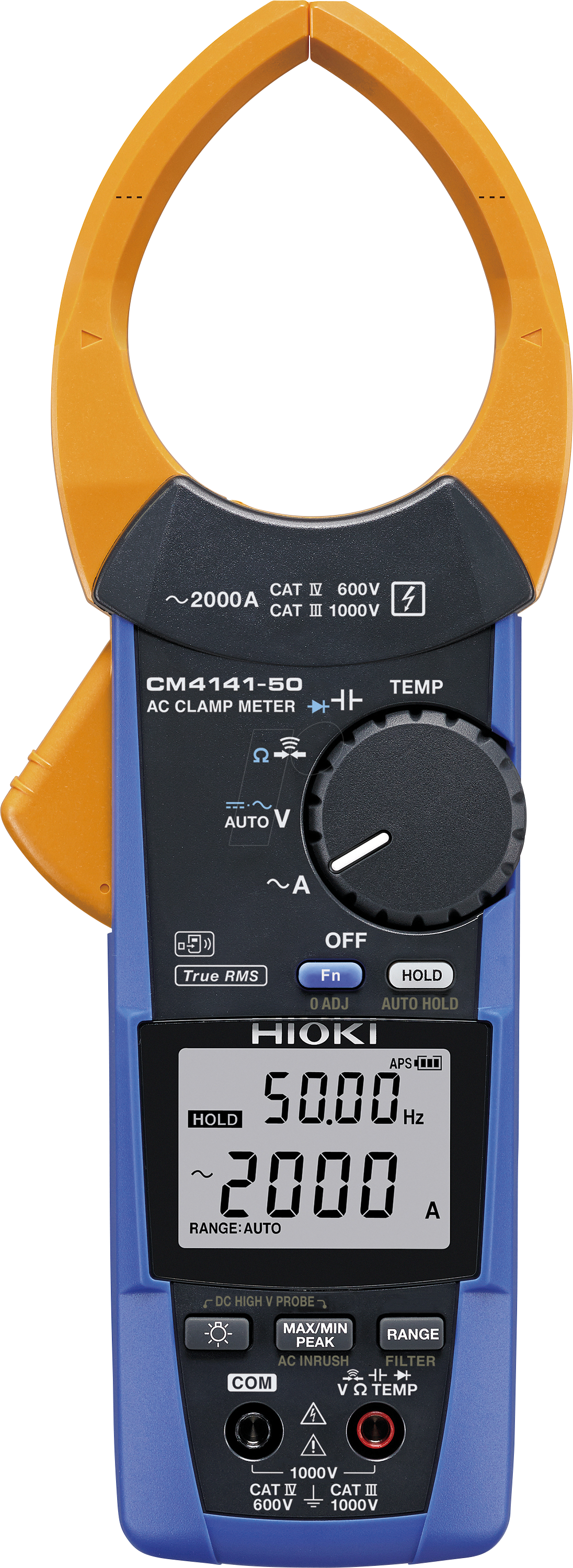 HIOKI CM4141-50 - AC-Zangenmultimeter, digital, AC/DC, bis 2000 A