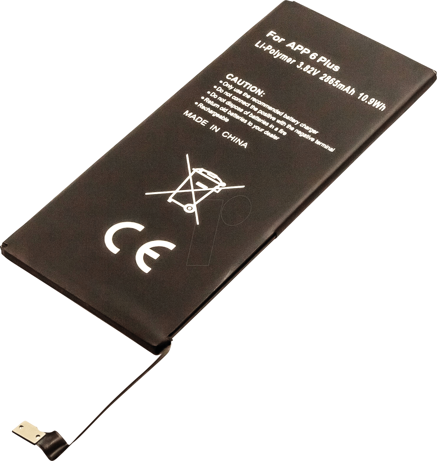 AKKU 30812 - Smartphone-Akku für Apple iPhone 6 Plus, Li-Po, 2865 mAh